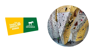 Logo von UNTERWEGS - DAV Kletterzentrum